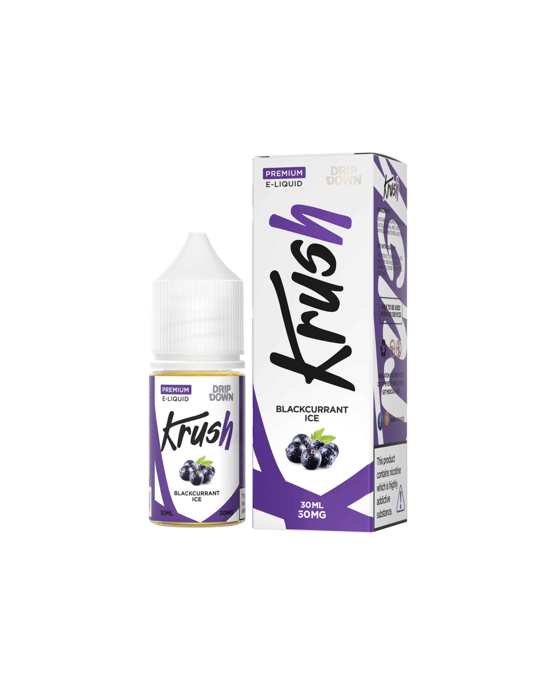 Drip Down Krush Series (Blackcurrant Ice)