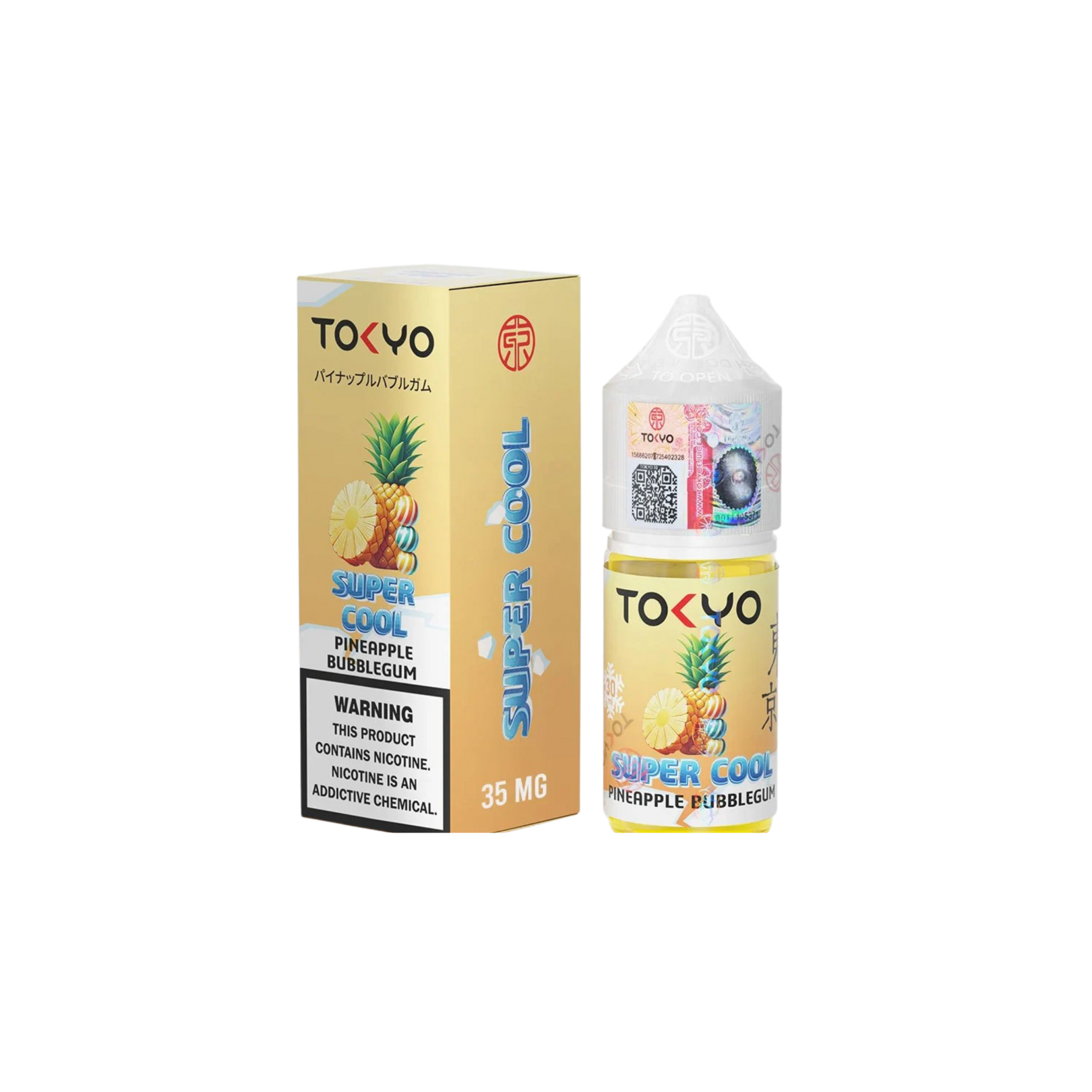 Pineapple Bubble Gum 30ML - TOKYO Super Cool Series