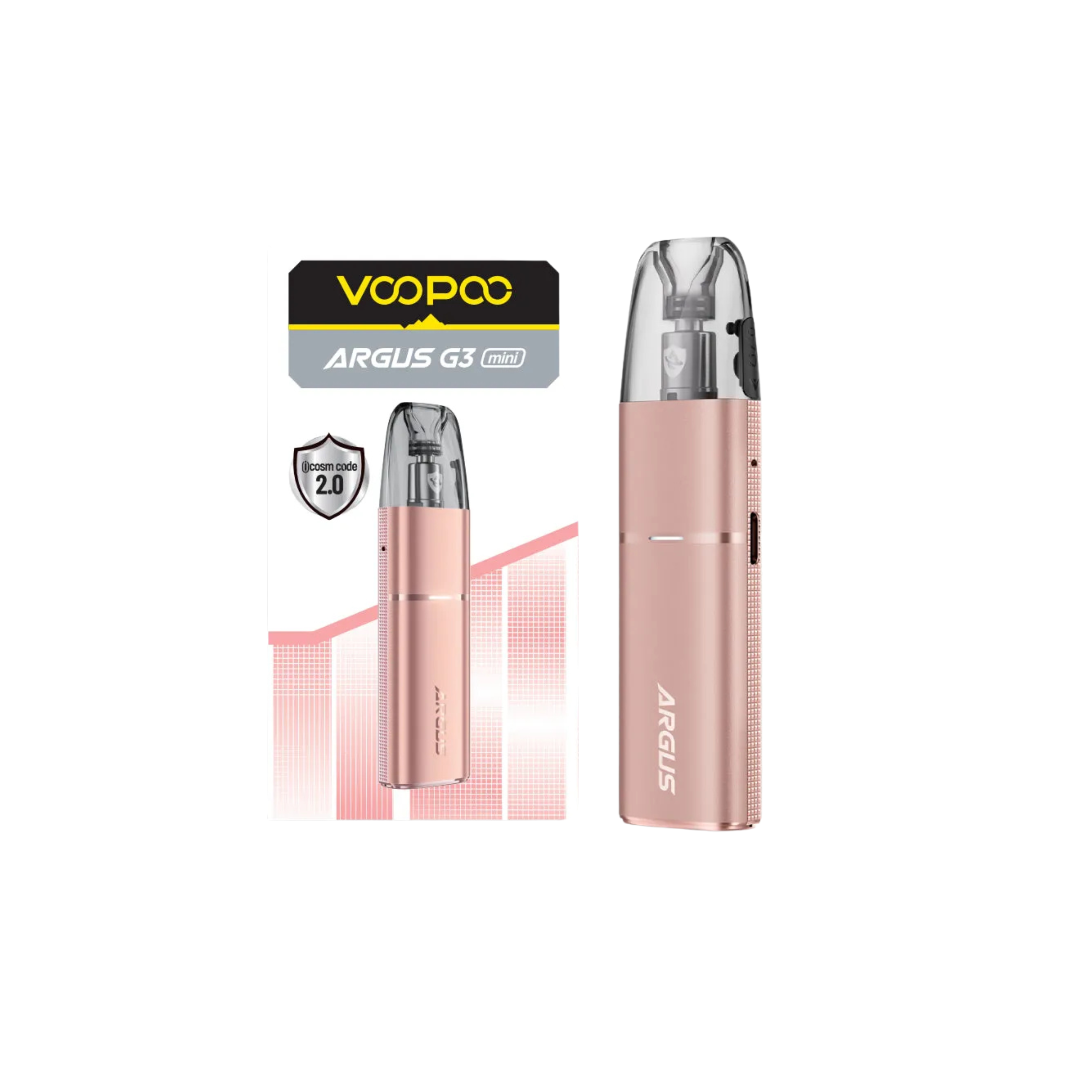 Voopoo Argus G3 Mini Pod Kit (Rose Gold)