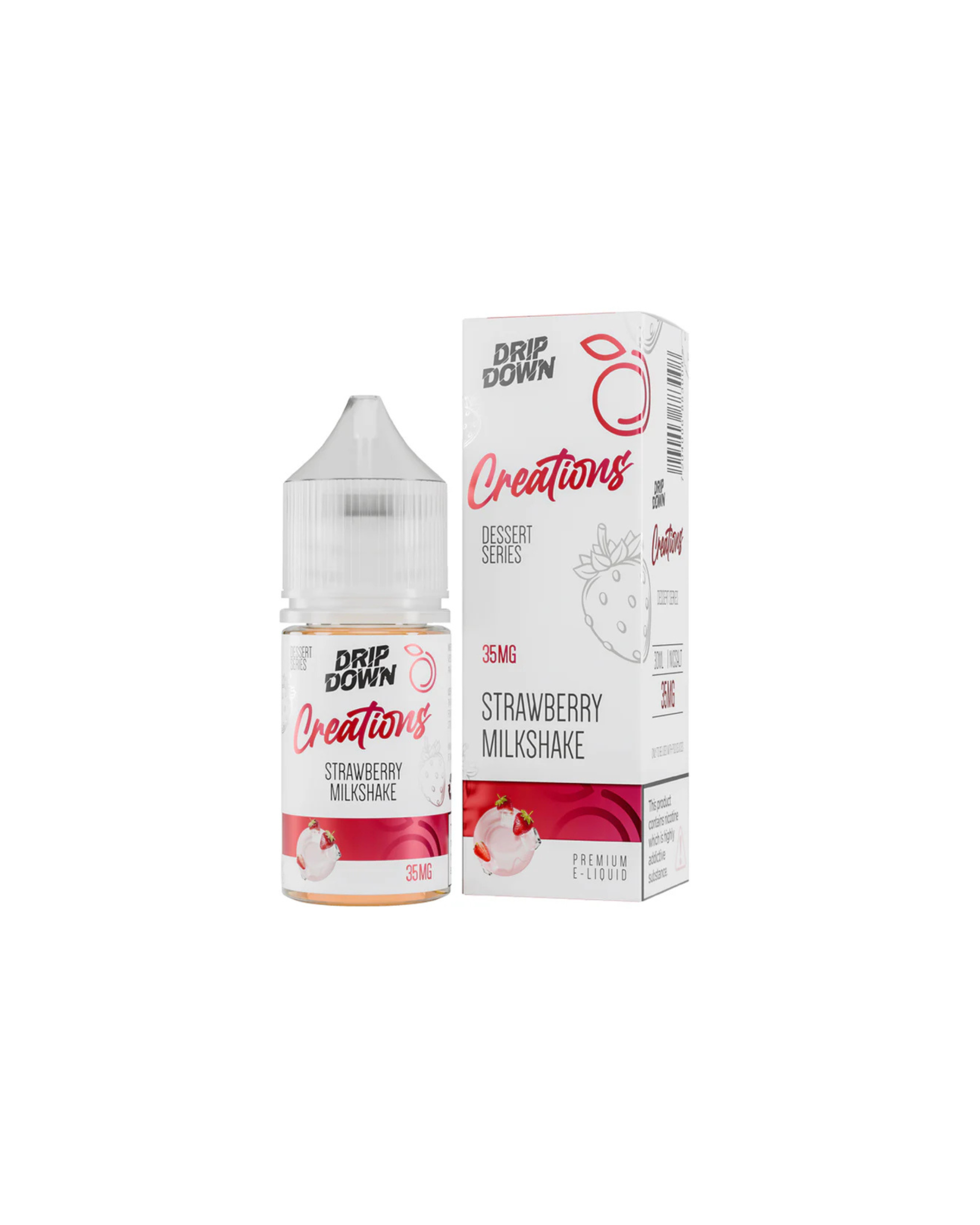 Drip Down Creation Series Chocolate Donut (Strawberry milkshake)