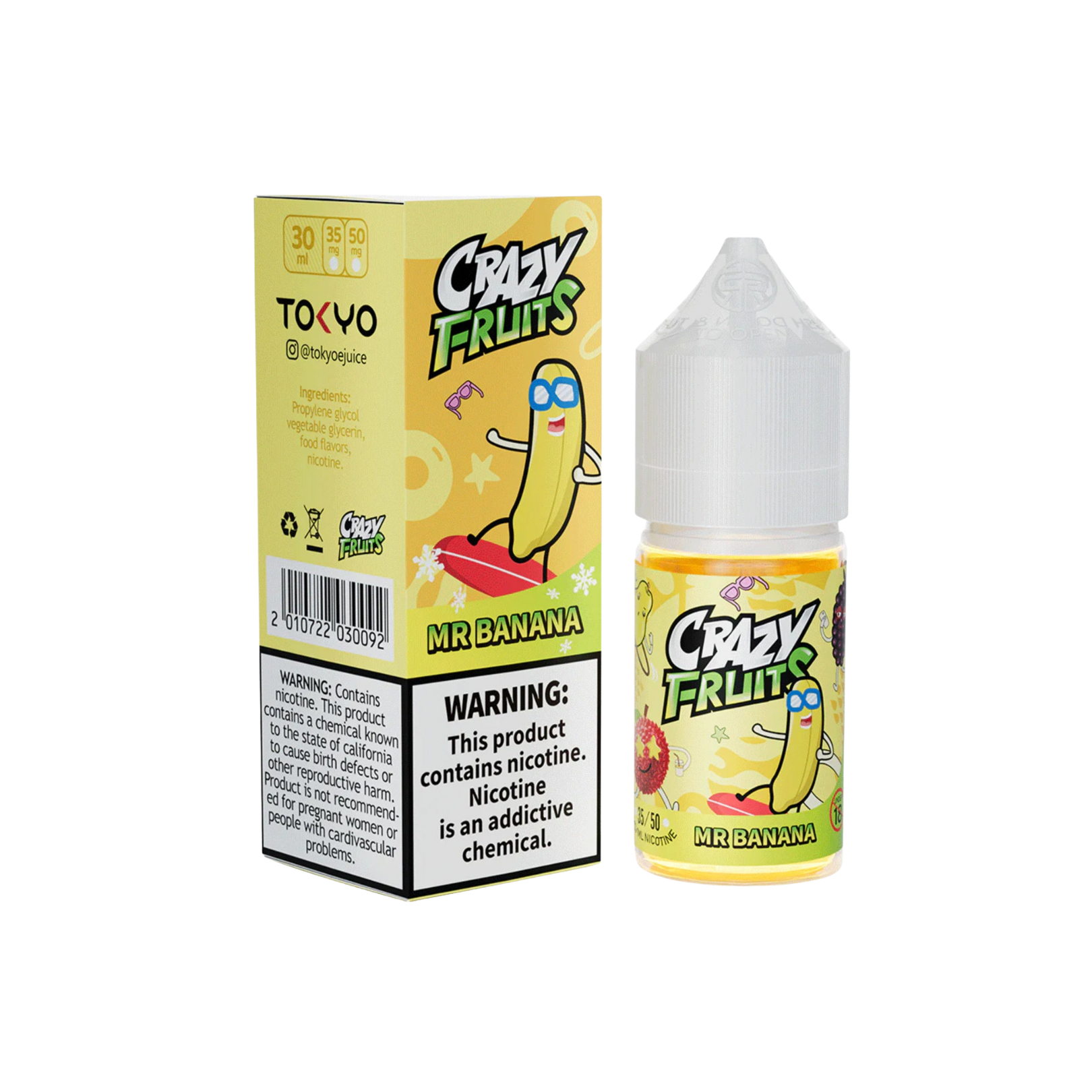 Tokyo Crazy Fruit Series - Mr. Banana  30ML