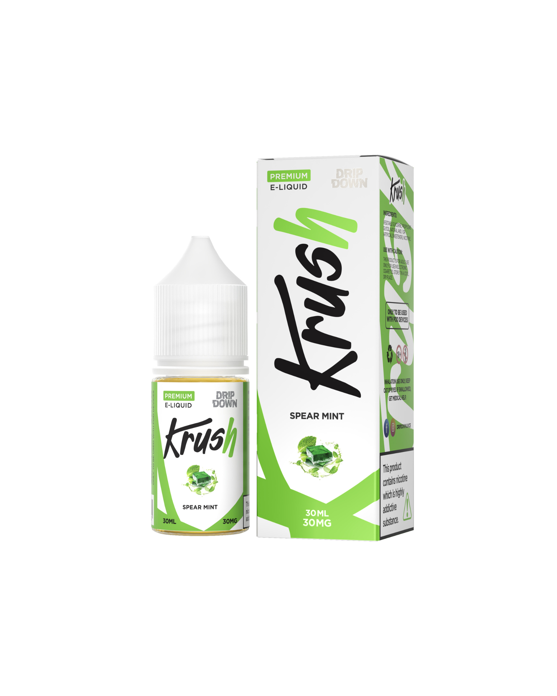 Drip Down Krush Series Spear Mint