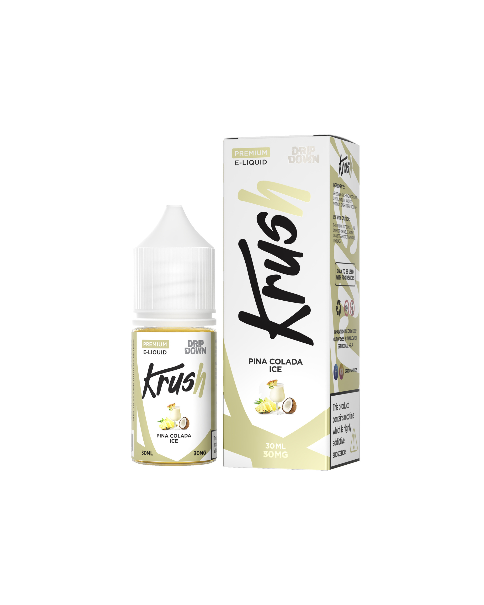 Drip Down Krush Series Pina Colada Ice