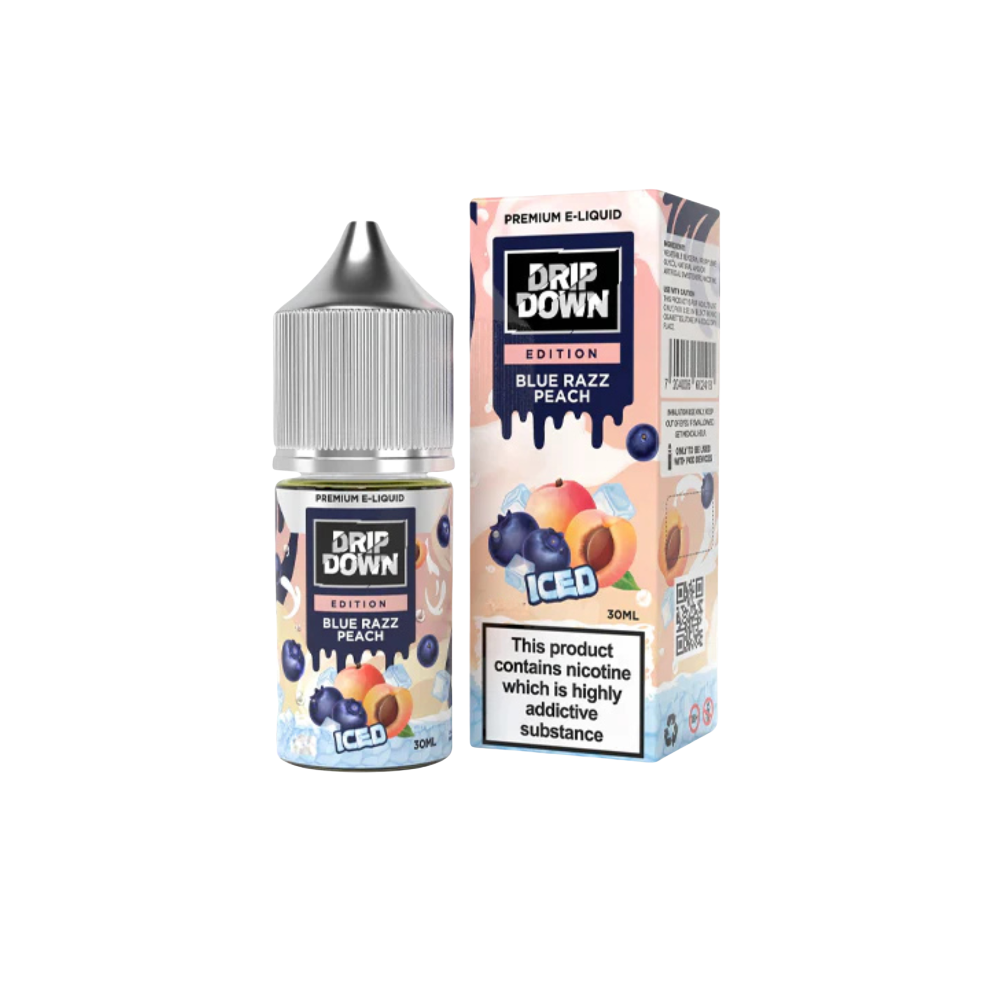 Blue Razz Peach 30ML - Drip Down Edition Series