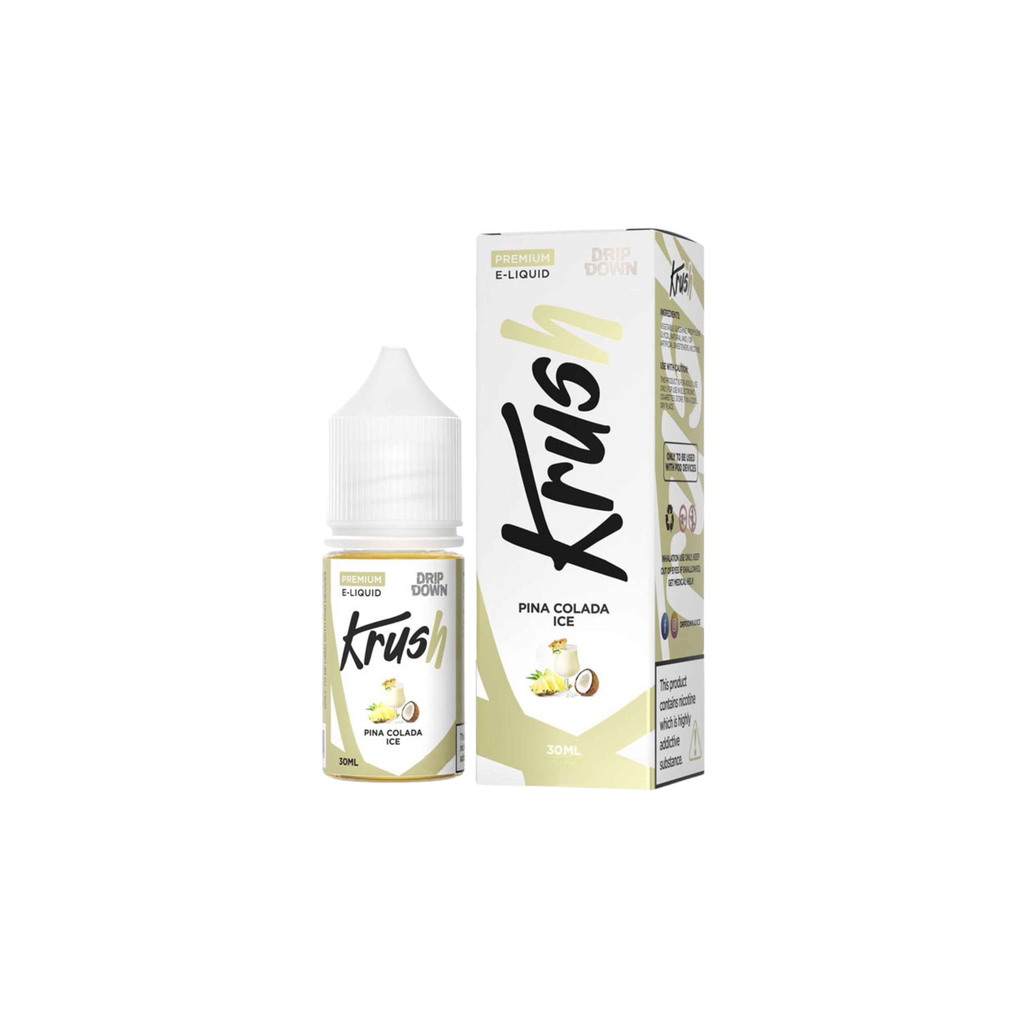 Pina Colada Ice 30ML - Drip Down Krush Series