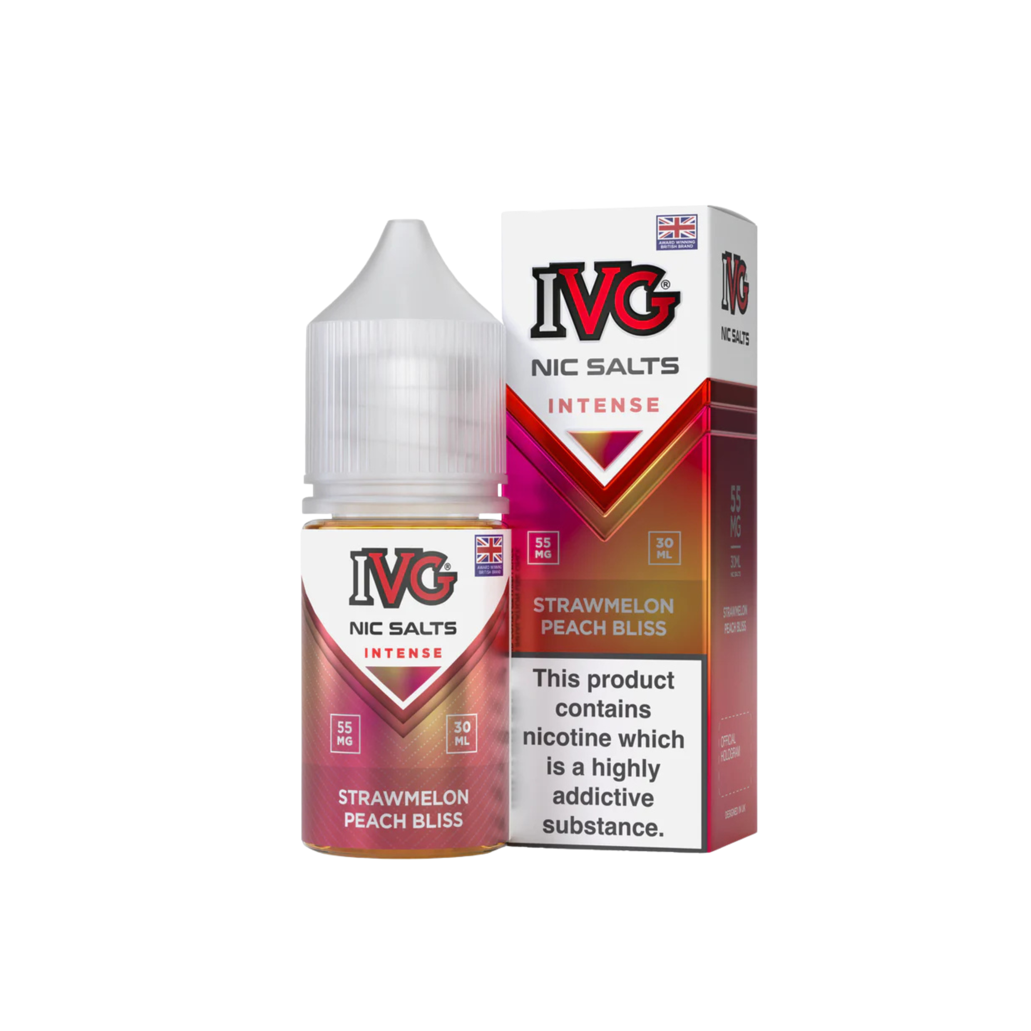 Strawmelon Peach Bliss 30ML - IVG Intense