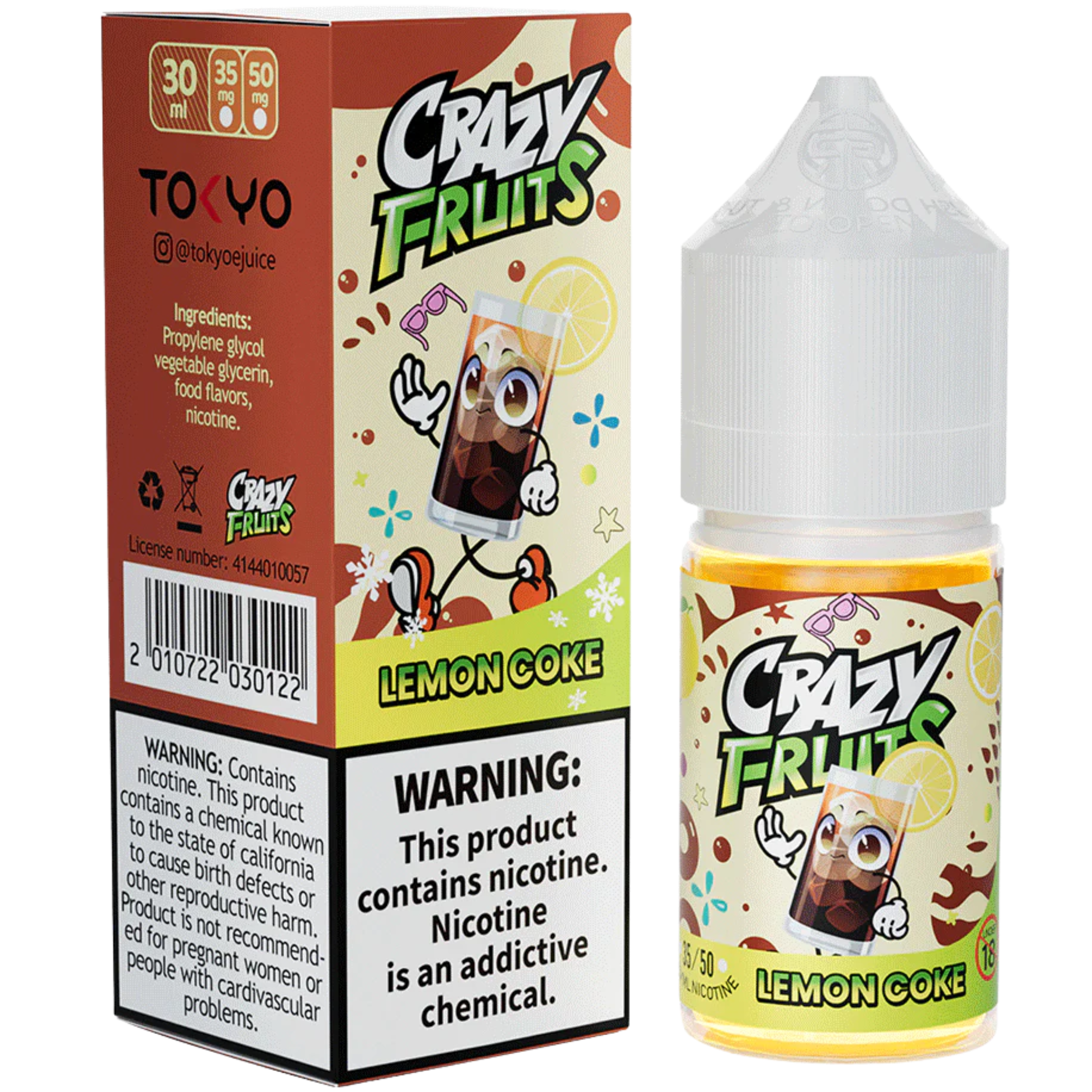 Tokyo Crazy Fruit Series - Lemon Coke 30ML