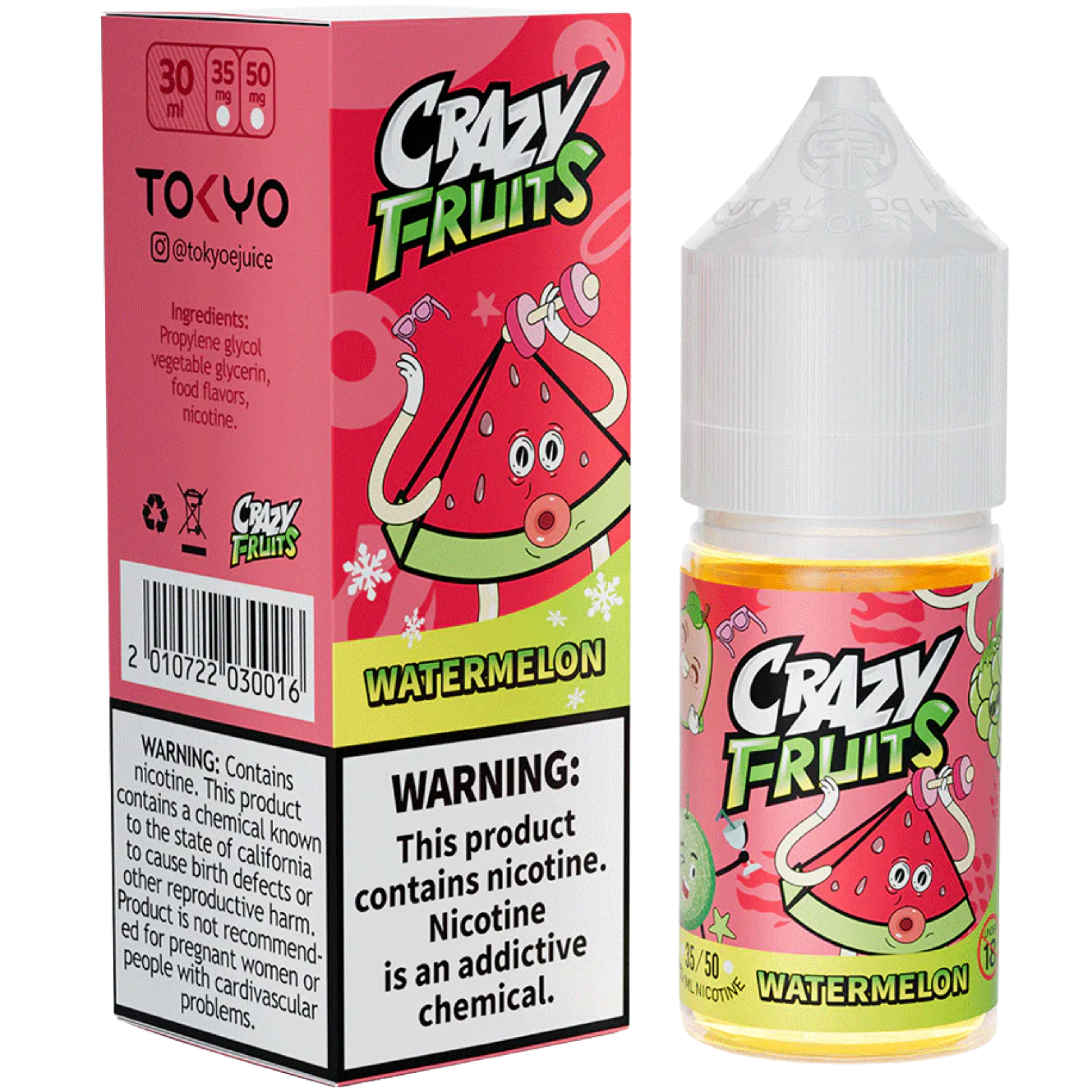 Tokyo Crazy Fruit Series - Water Melon 30ML